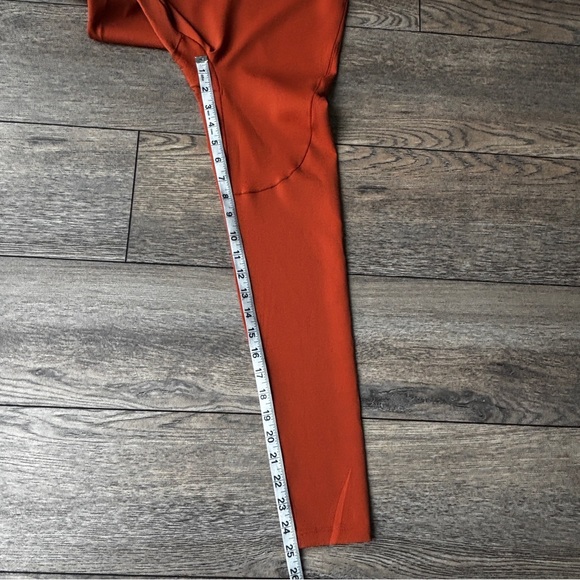 Fanka Beyond Nude Seamless Soft High Rise Leggings Sunset Orange Medium - Picture 8 of 10